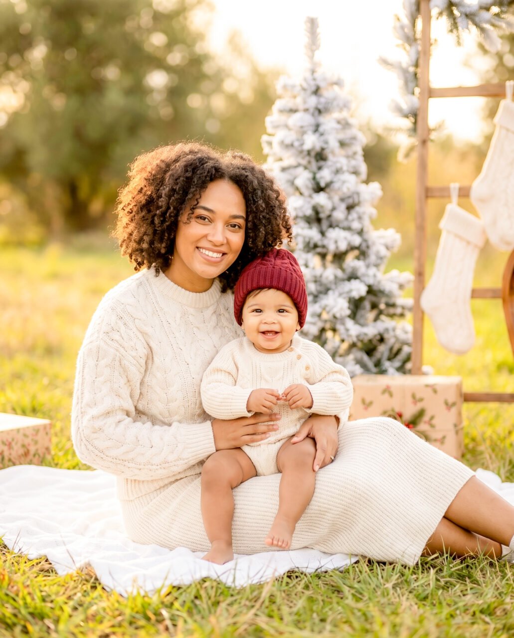 sesion de fotos de navidad